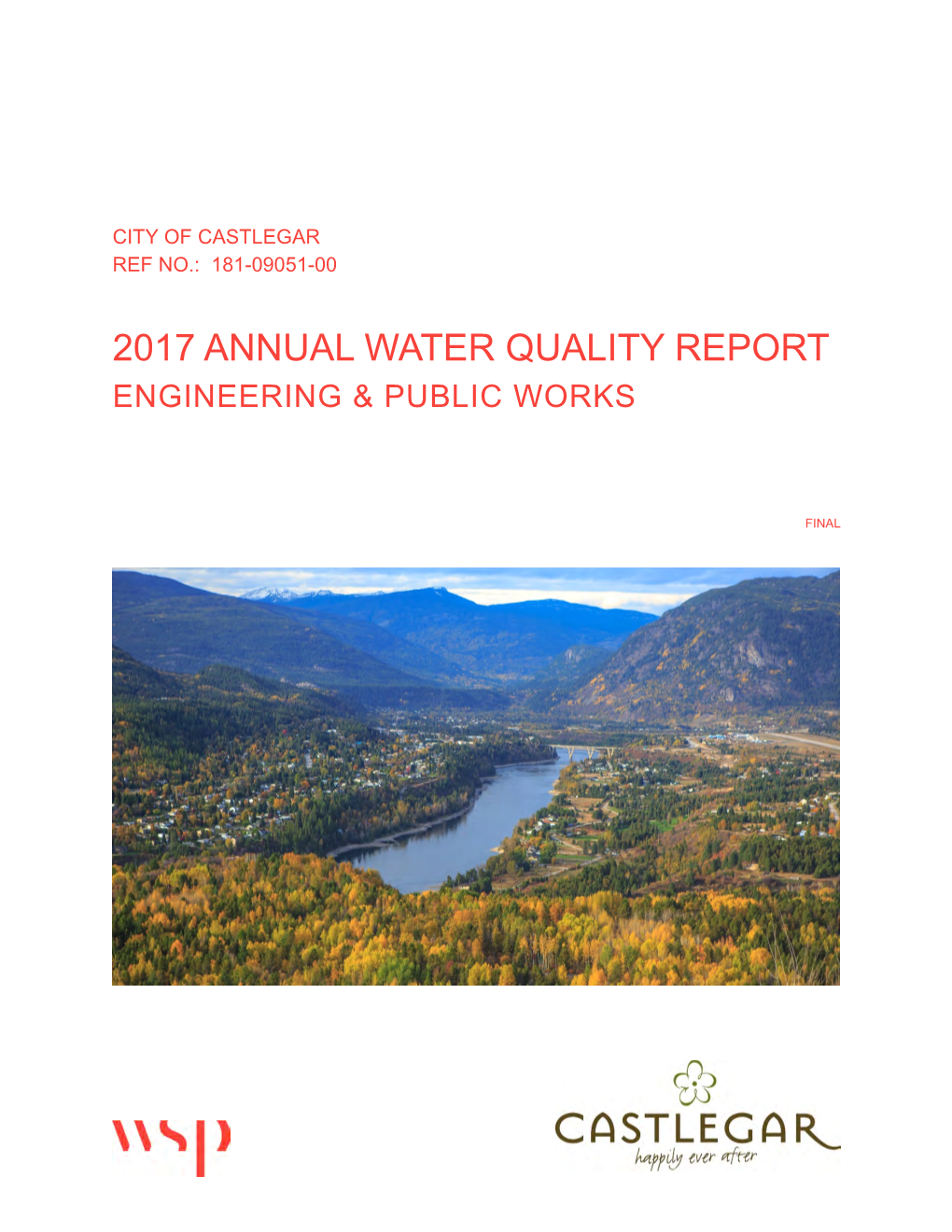 2017 Annual Water Quality Report Engineering & Public Works