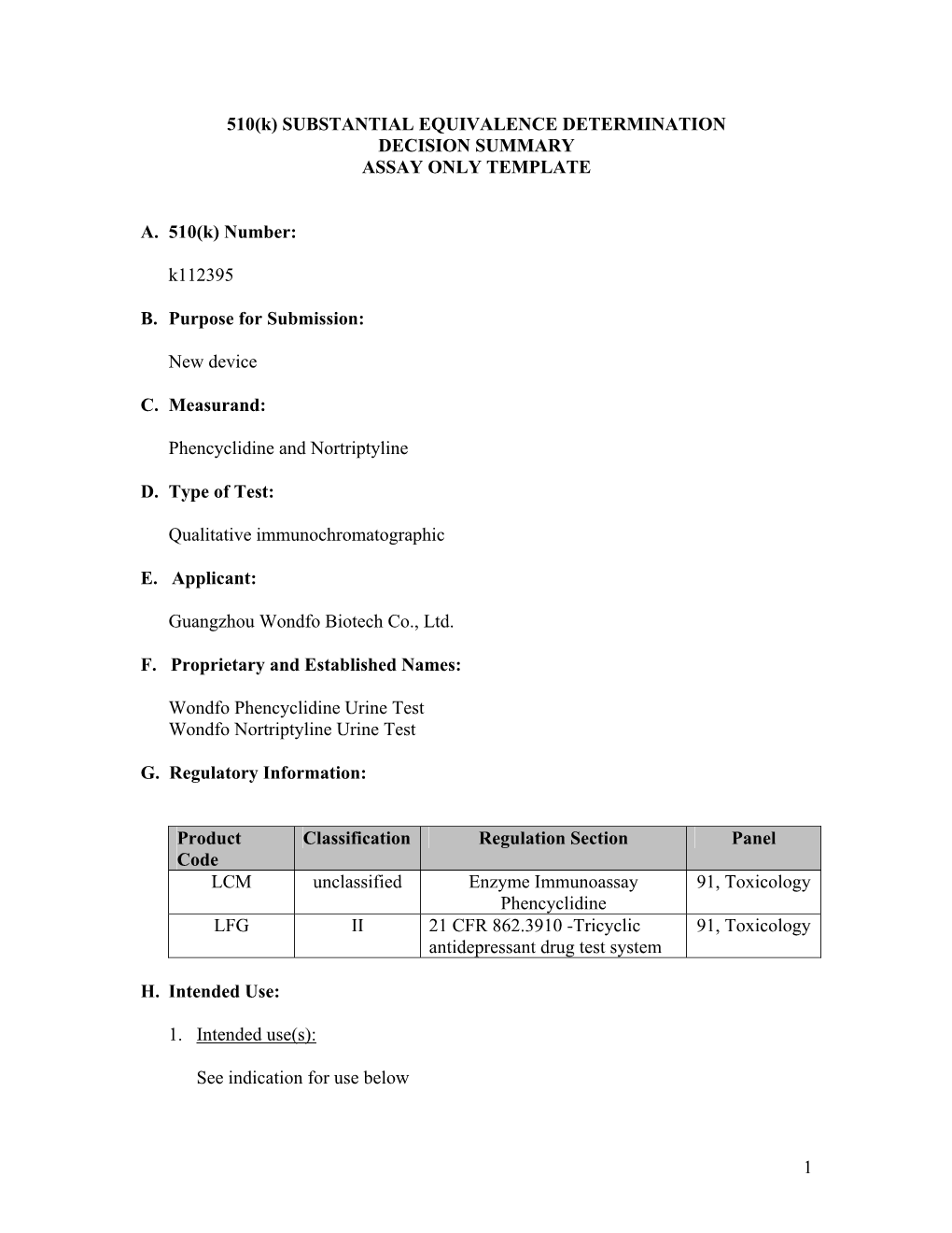 Review Memorandum