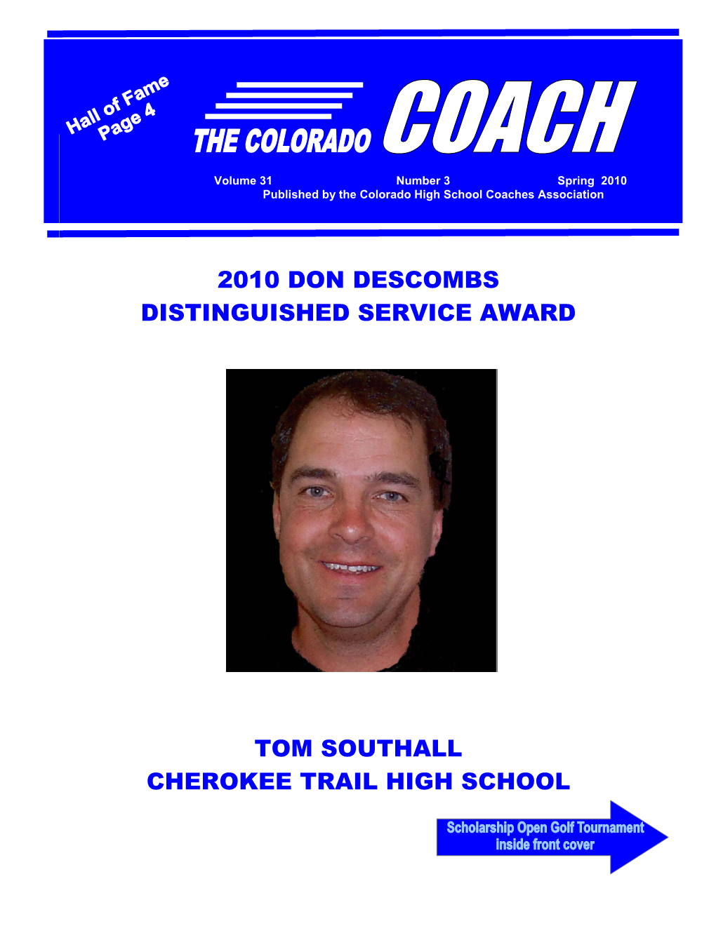 2010 Don Descombs Distinguished Service