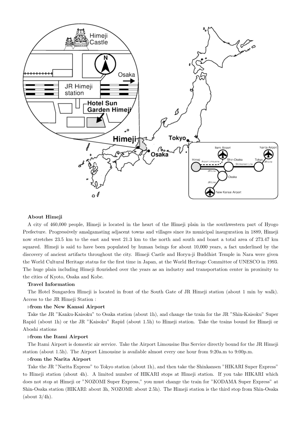 Map of Himeji.Pdf