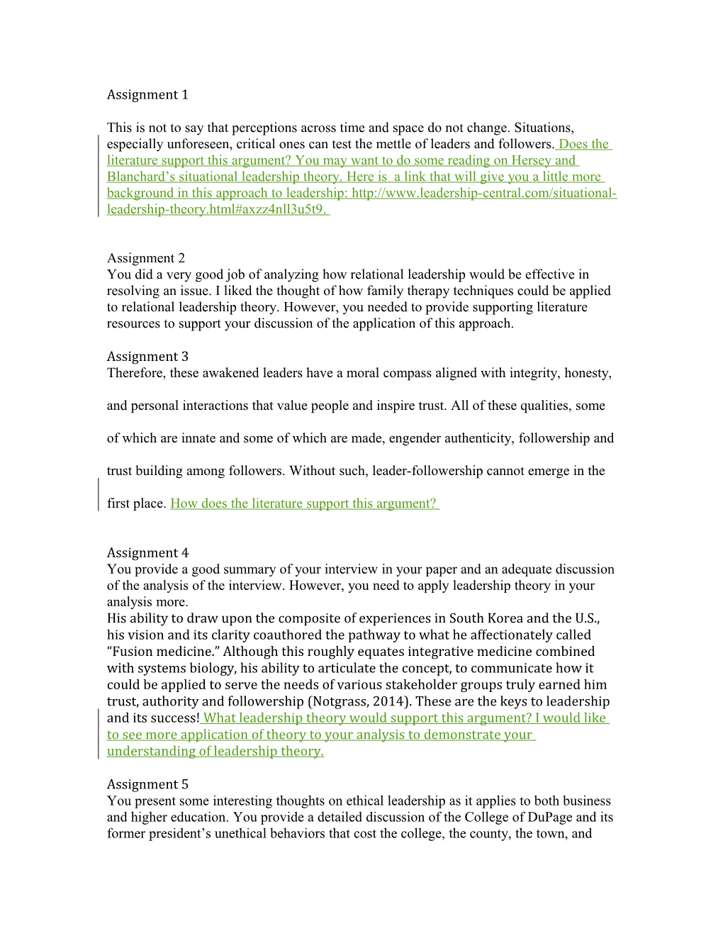 You Did a Very Good Job of Analyzing How Relational Leadership Would Be Effective in Resolving