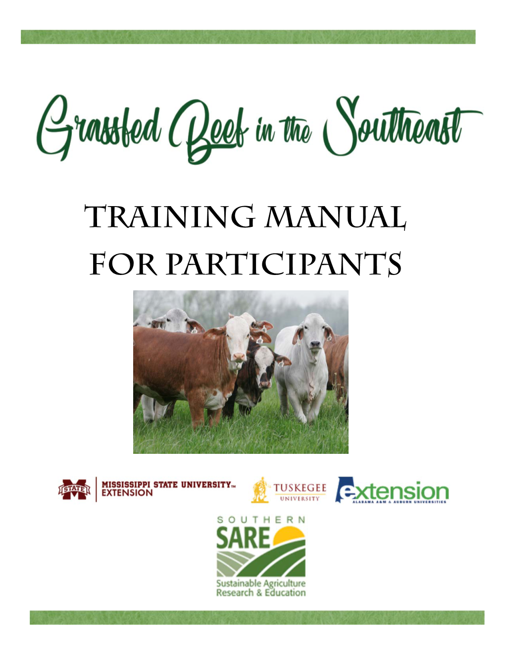 Grass Fed Beef Training Manual