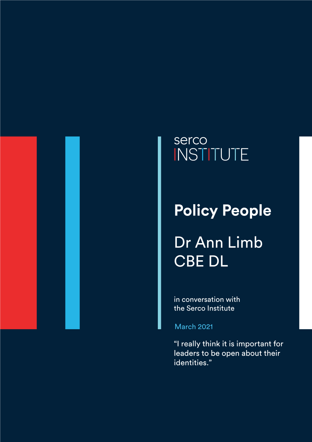 Policy People Dr Ann Limb CBE DL