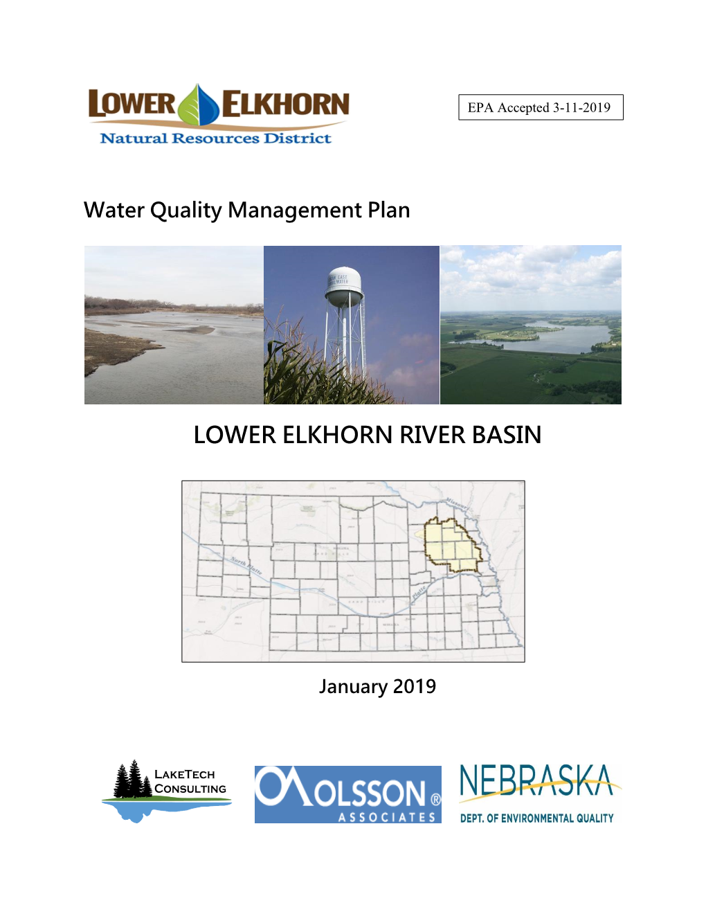 Lower Elkhorn River Basin Water Quality Management Plan (The Plan)