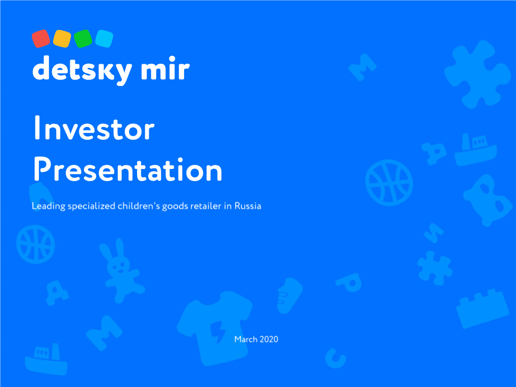 Investor Presentation