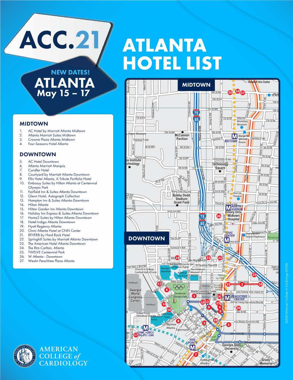 Atlanta Hotel List