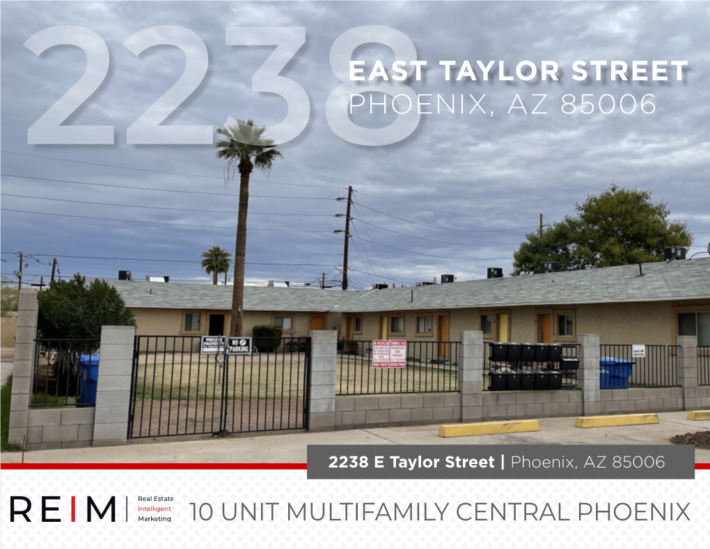 2238 E Taylor Street | Phoenix, AZ 85006