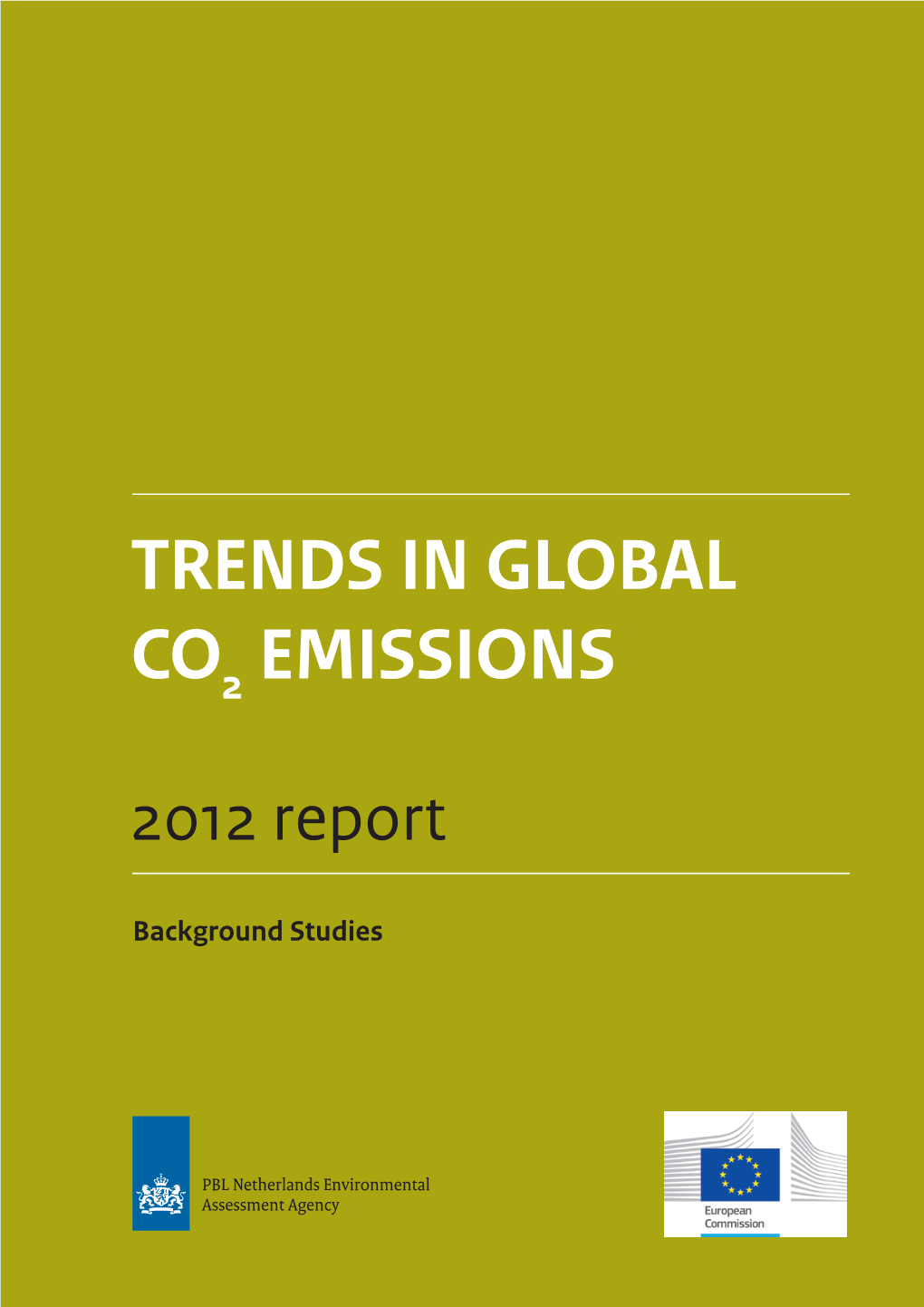 Trends in Global CO2 Emissions; 2012 Report