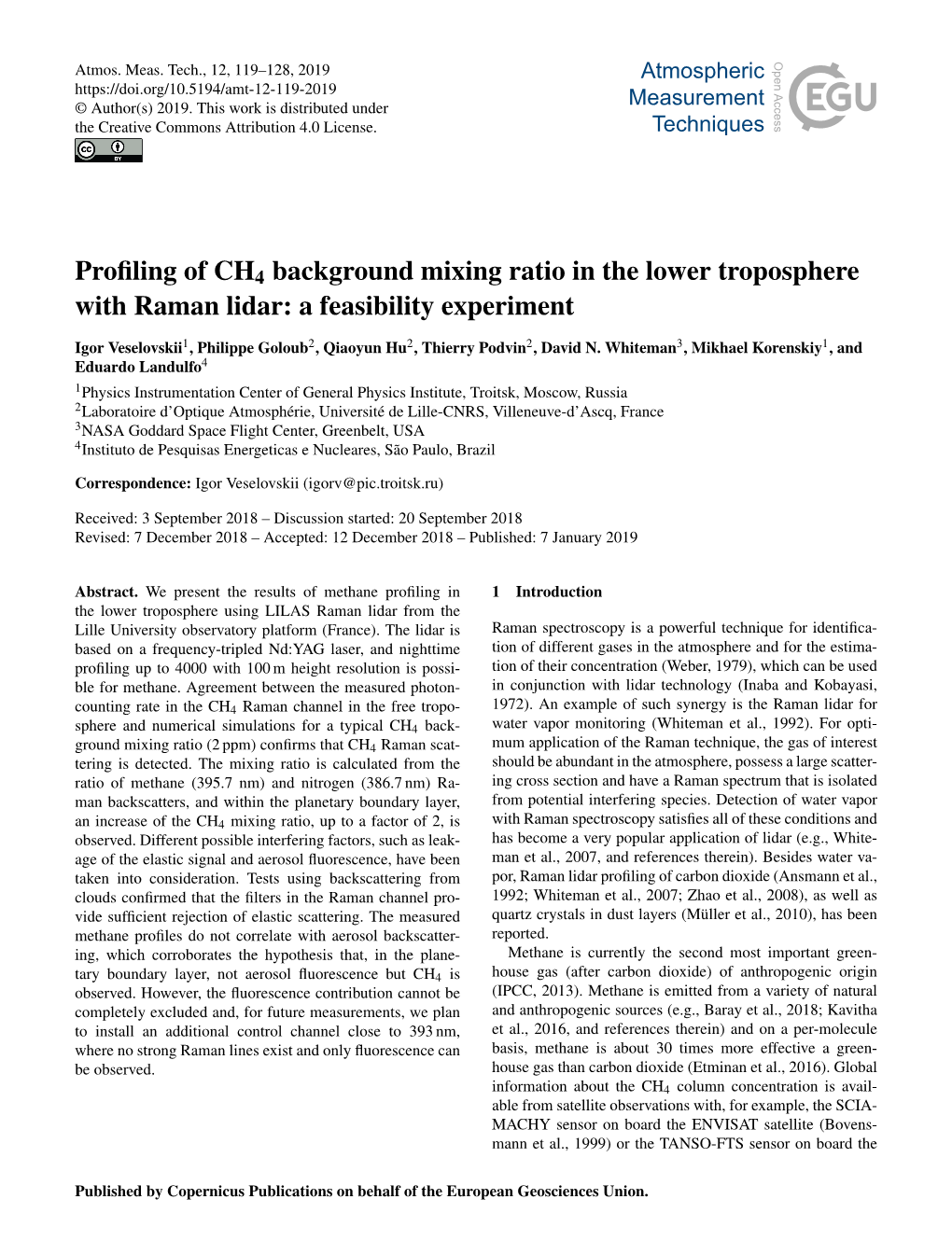 Article Depolar- Back-Trajectory Analysis Was Performed for the Air Mass Over Ization Ratio at 532 Nm for This Session