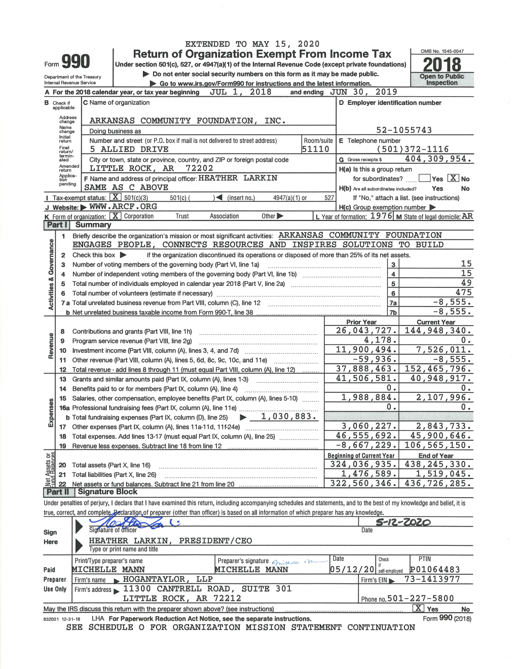 FY 2019 Form