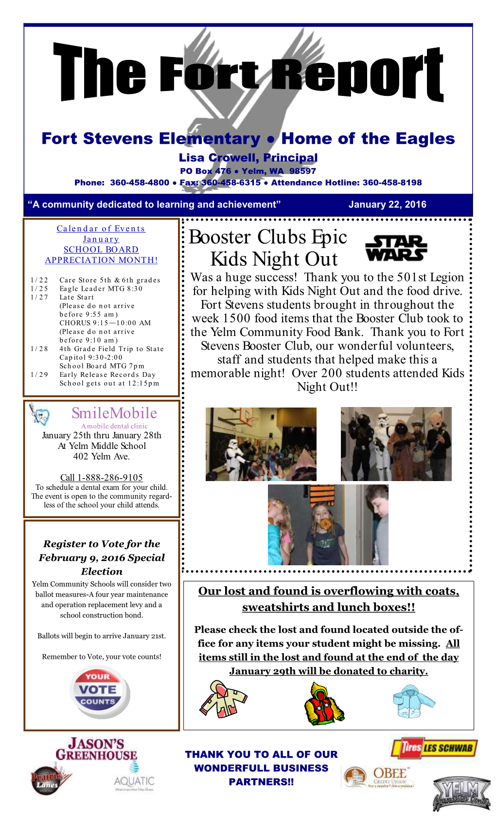 Booster Clubs Epic Kids Night