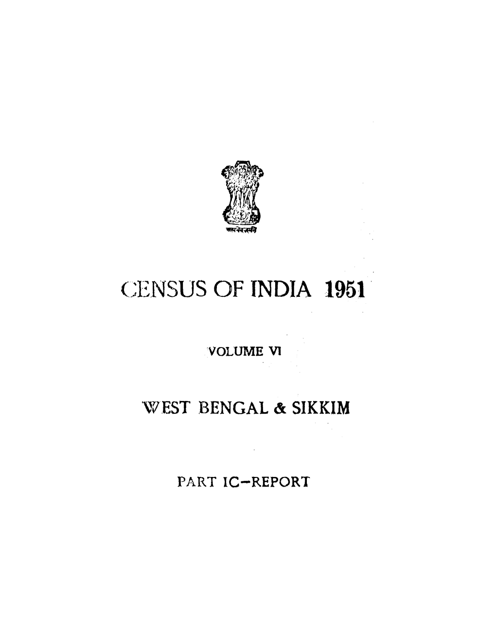 ( :R:.NSUS of INDIA 1951