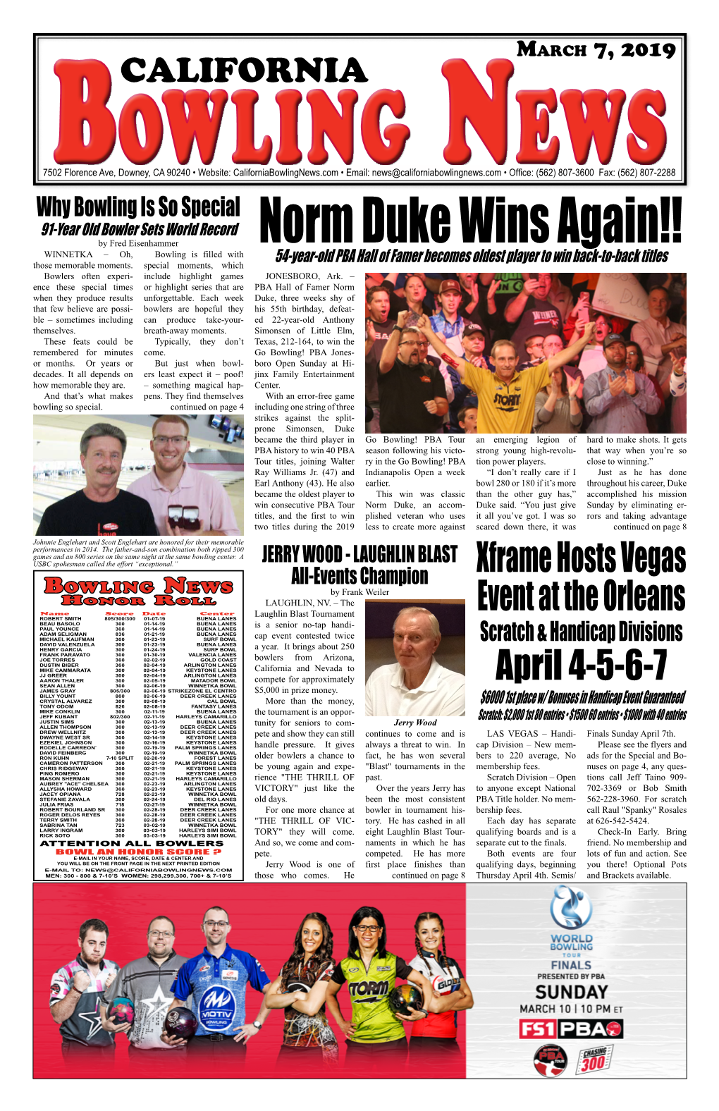 Norm Duke Wins Again!! Those Memorable Moments