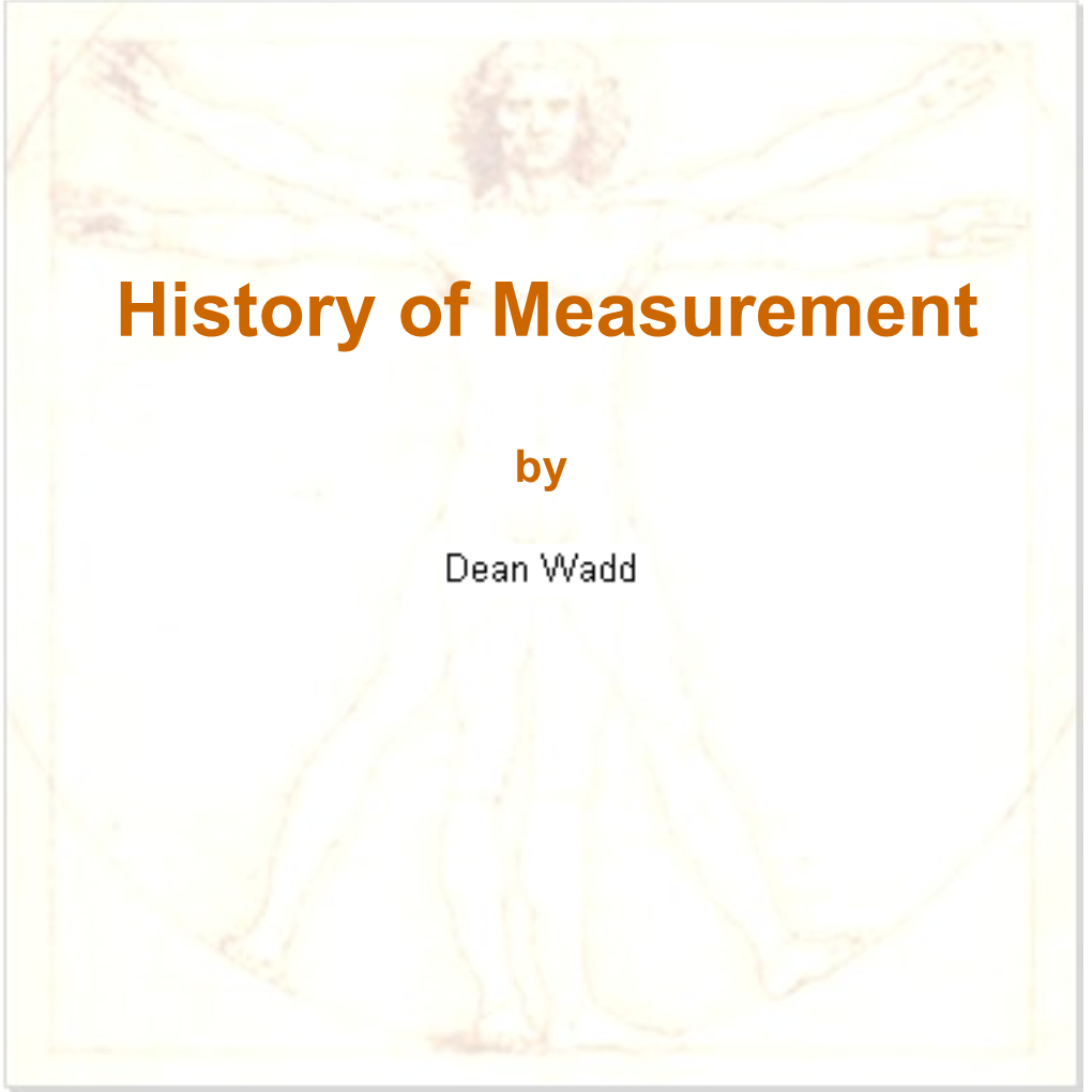 History of Measurement