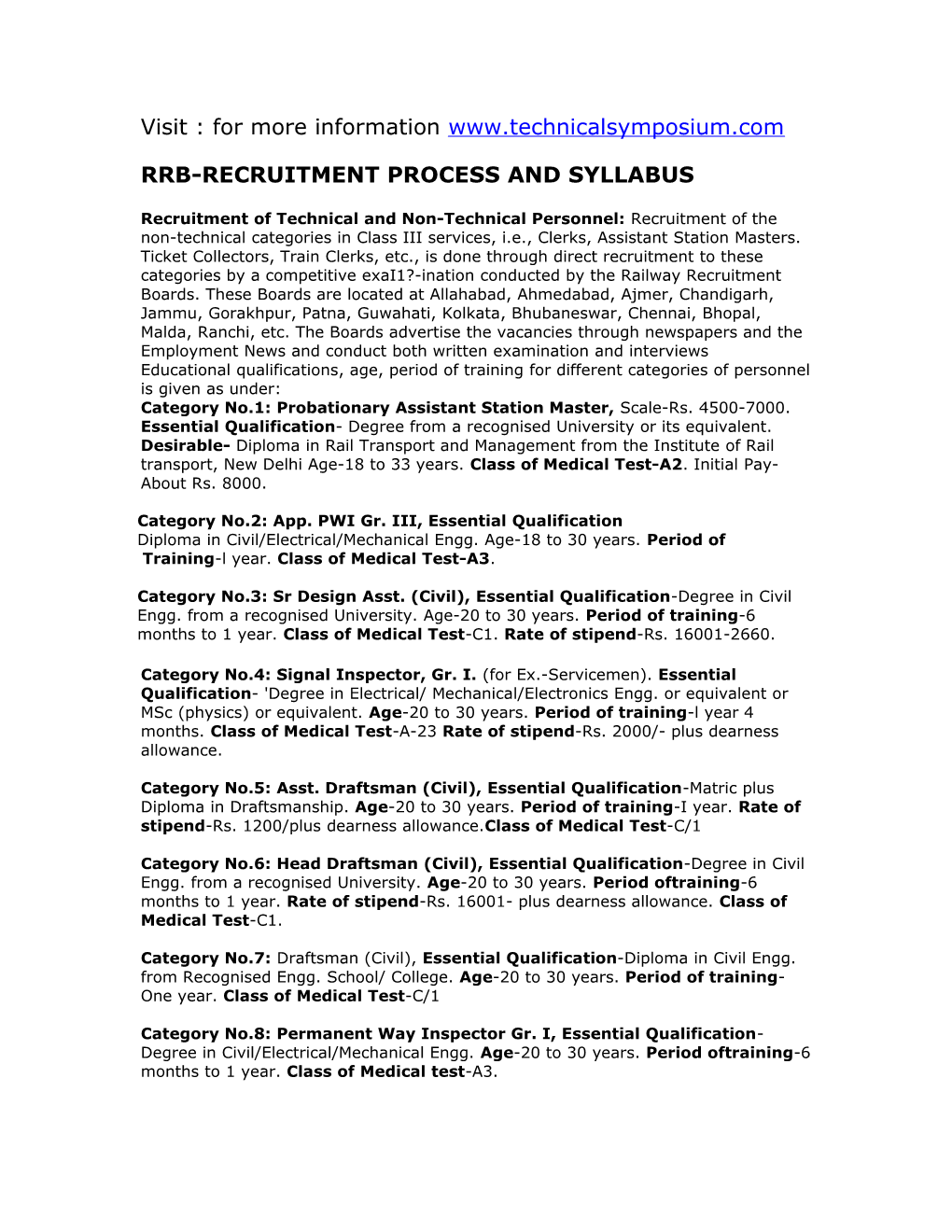 Rrb-Recruitment Process and Syllabus