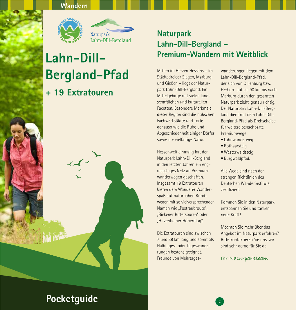 Lahn-Dill- Bergland-Pfad Mit Dem „Wandersiegel Premiumweg“ Des Deutschen Wanderinstitutes Ausgezeichnet
