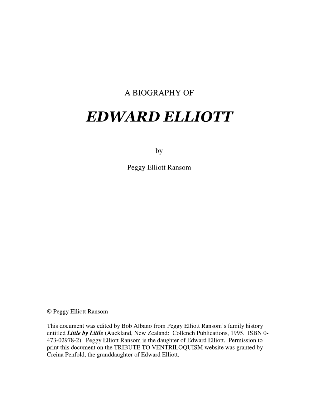 Edward Elliott