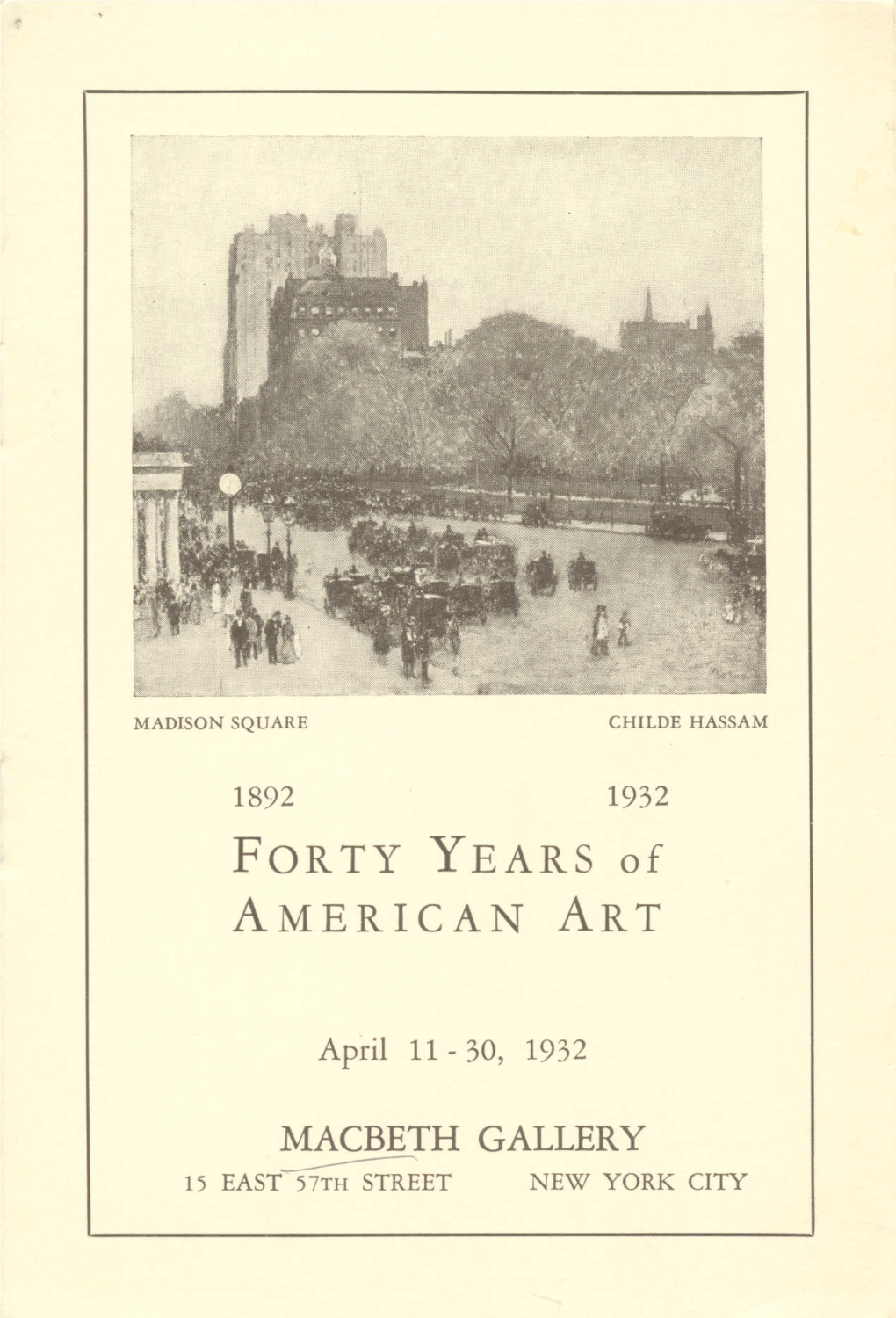 FORTY YEARS of AMERICAN ART
