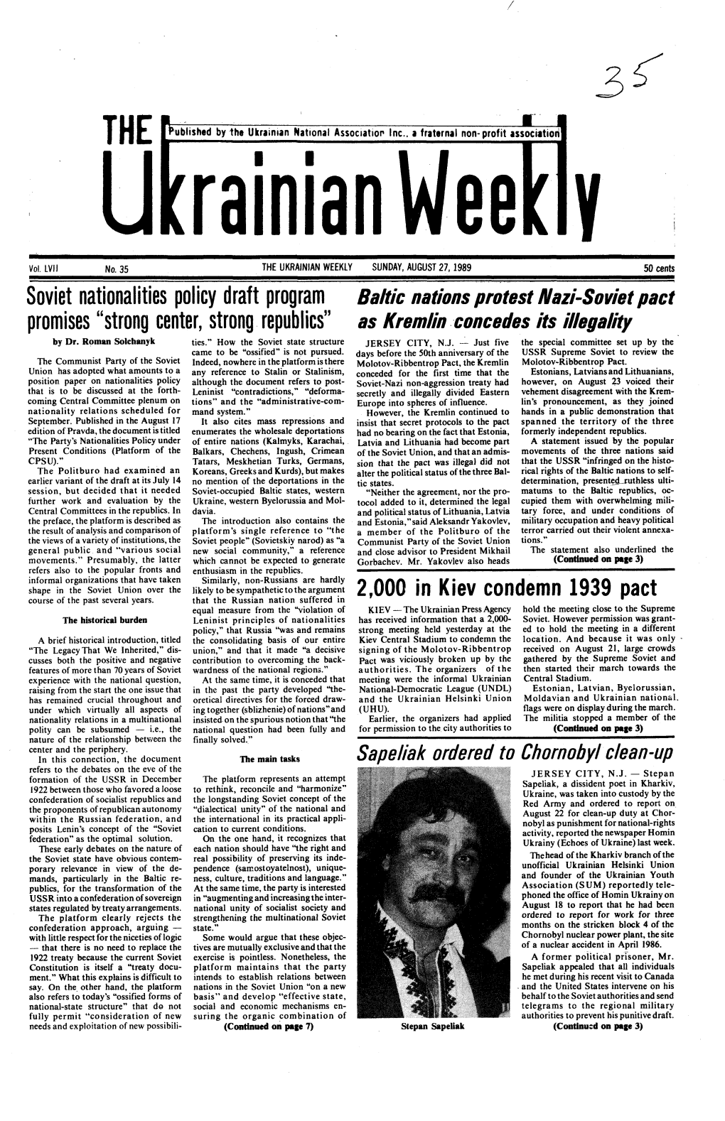 The Ukrainian Weekly 1989, No.35