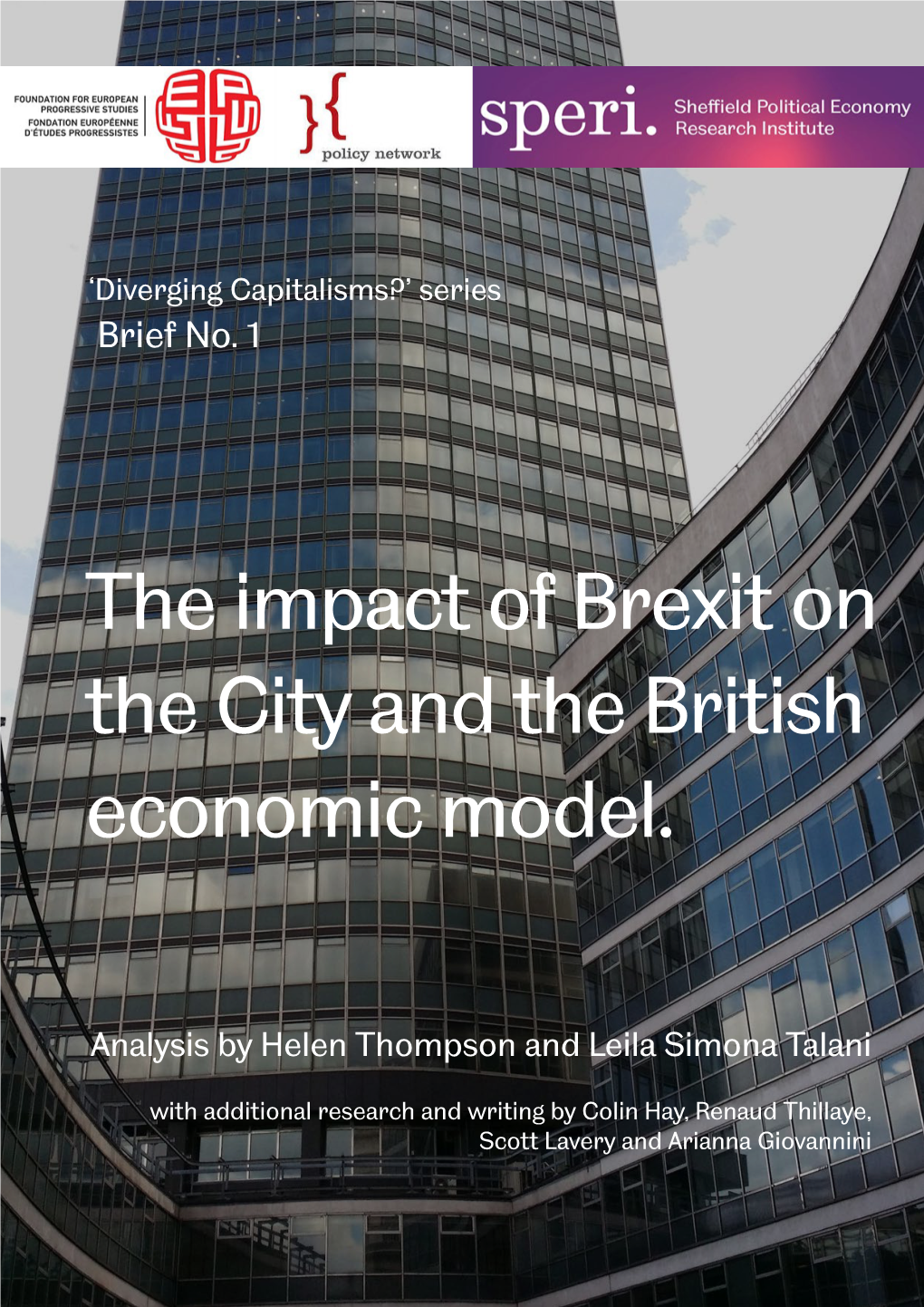 The Impact of Brexit on the City and the British Economic Model