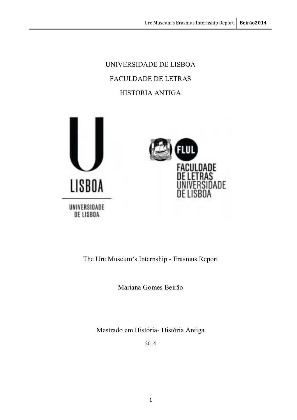 Ure Museum's Erasmus Internship Report