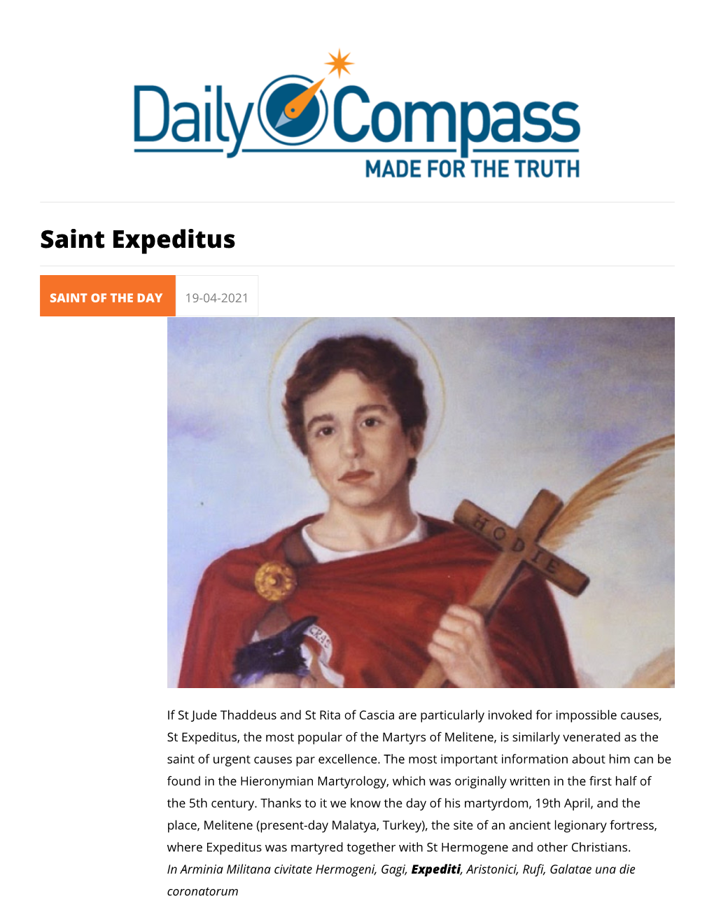 Saint Expeditus