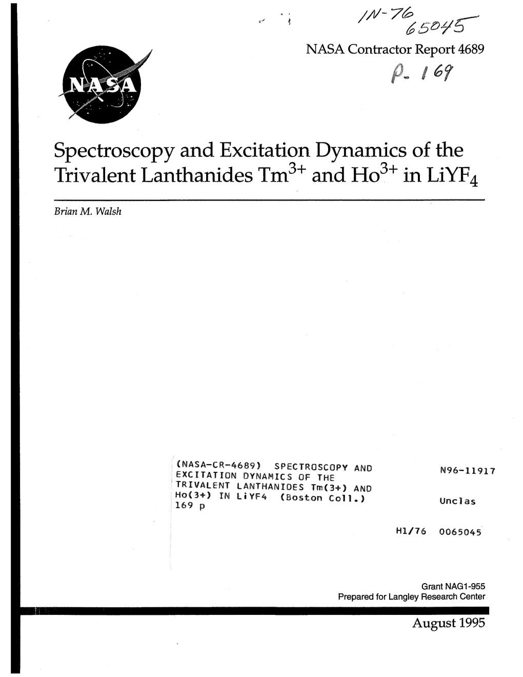 Spectroscopy and Excitation Dynamics of the Trivalent Lanthanides Tm and Ho in Liyf4