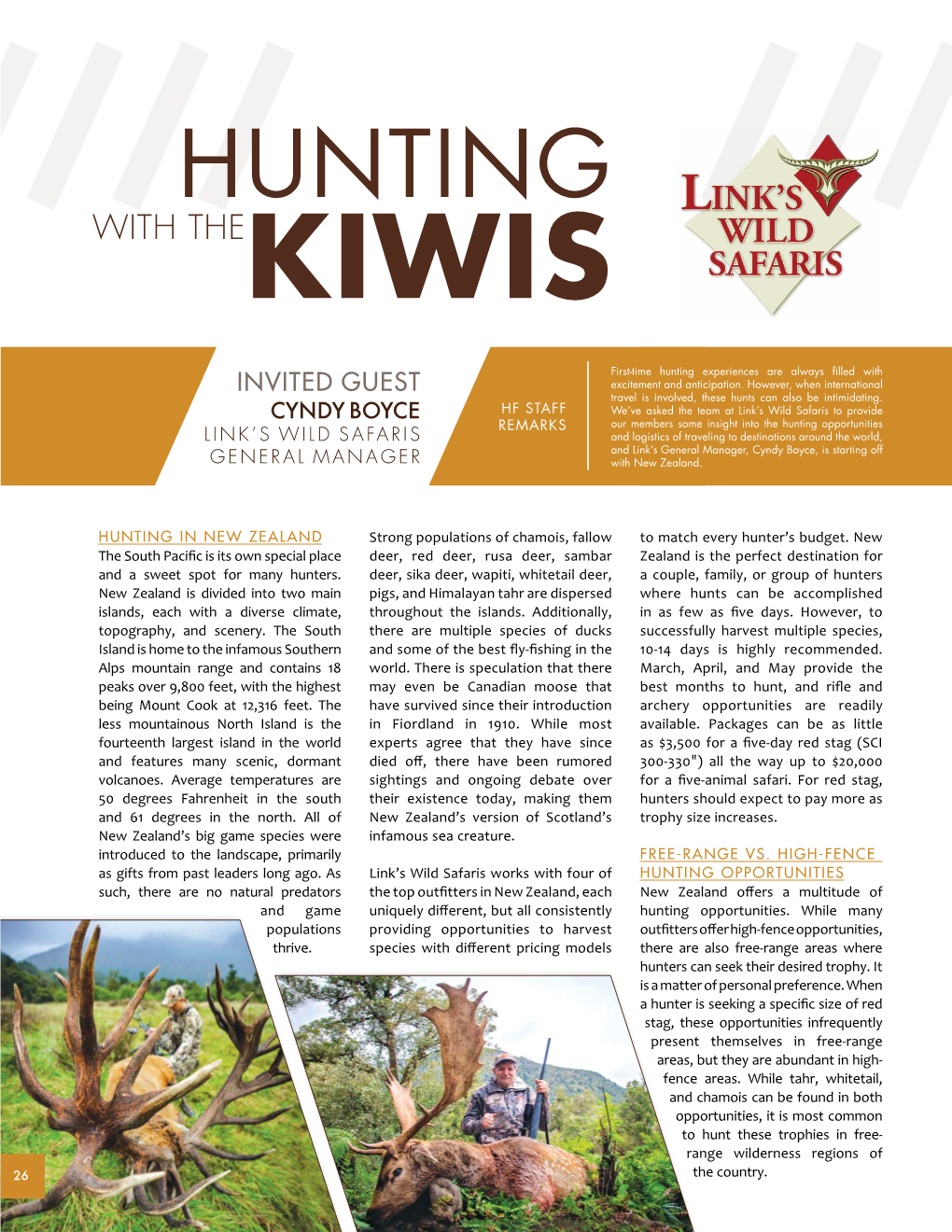 Hunting with the Kiwis