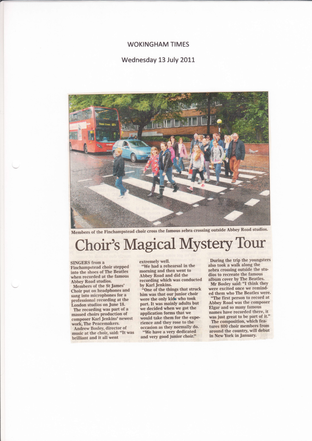 Choir's Magical Mystery Tour