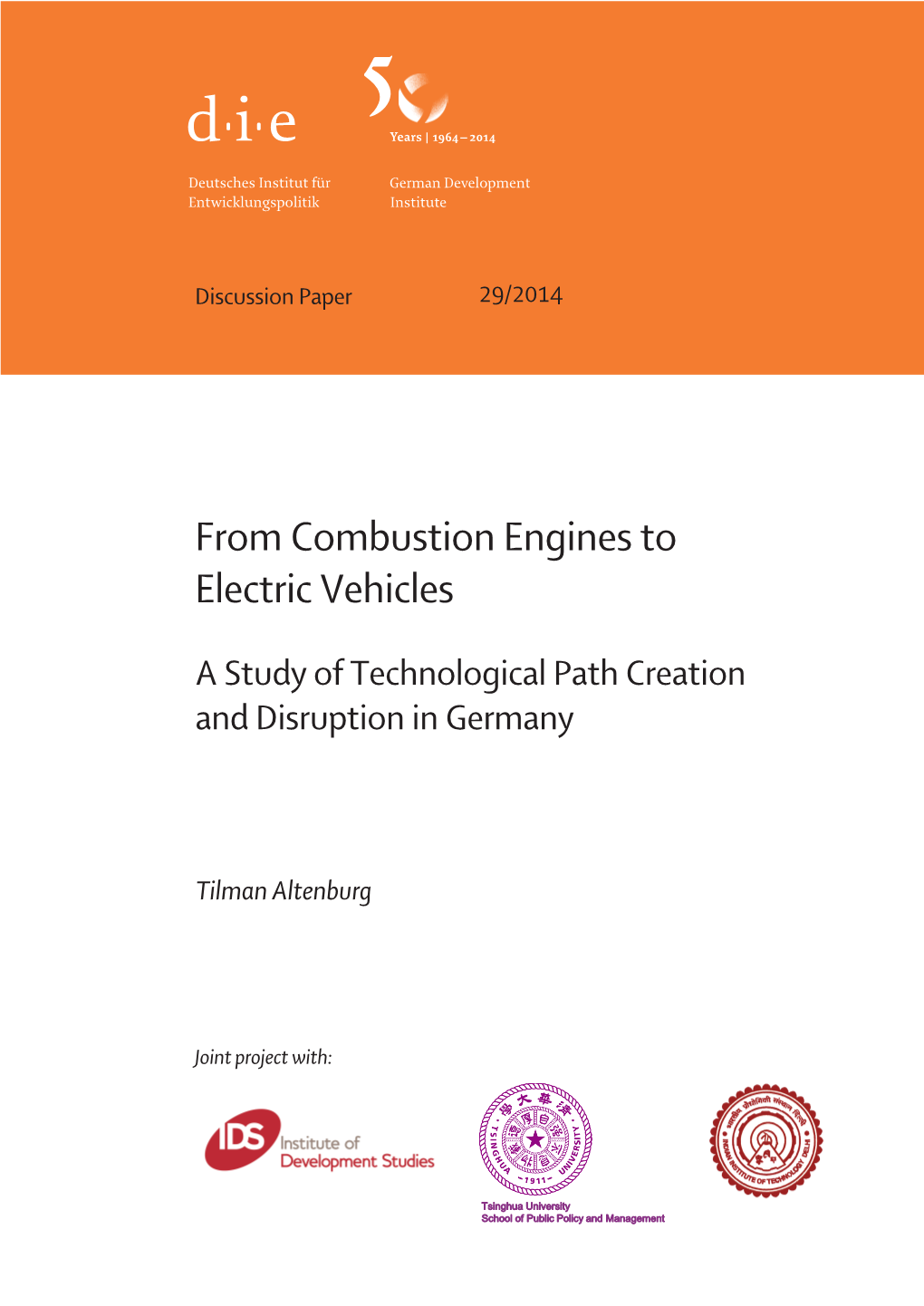 From Combustion Engines to Electric Vehicles