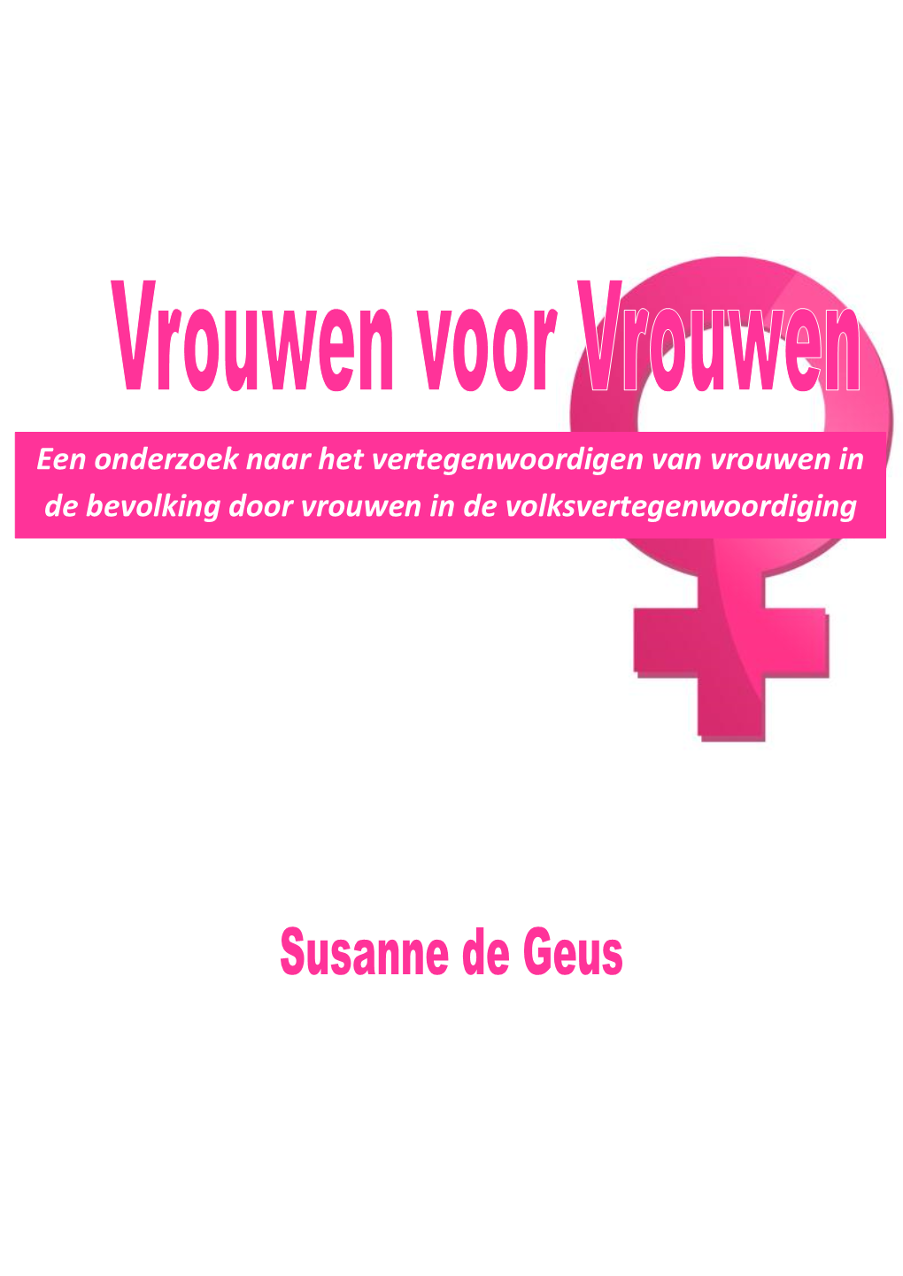 Vrouwen Voor Vrouwen’