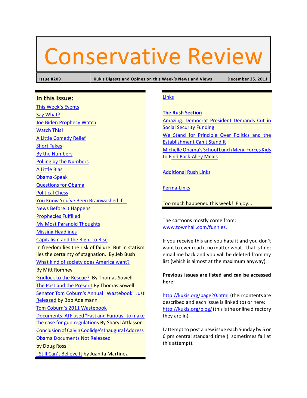 Conservative Review