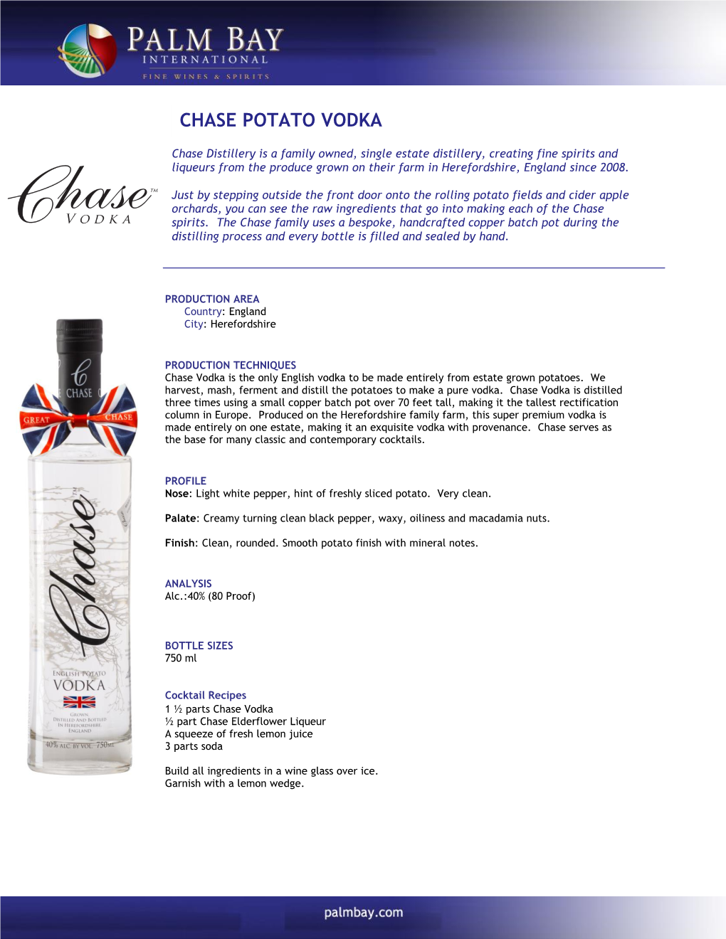 Chase Potato Vodka