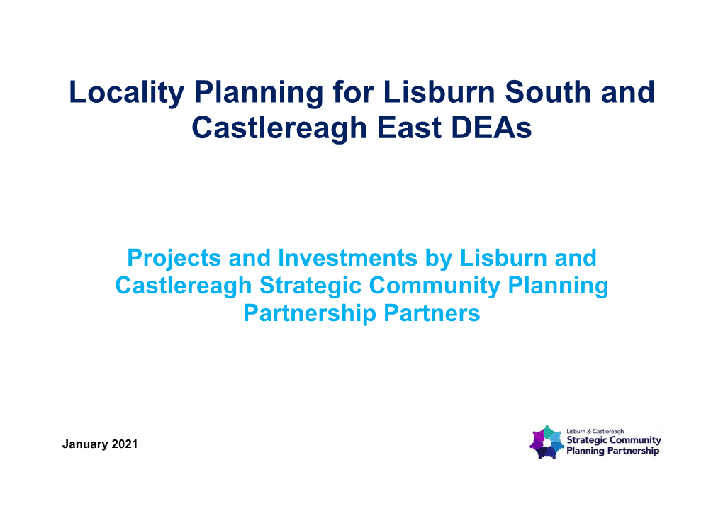 Locality Planning for Lisburn South and Castlereagh East Deas