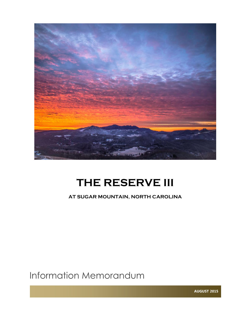 The Reserve Iii