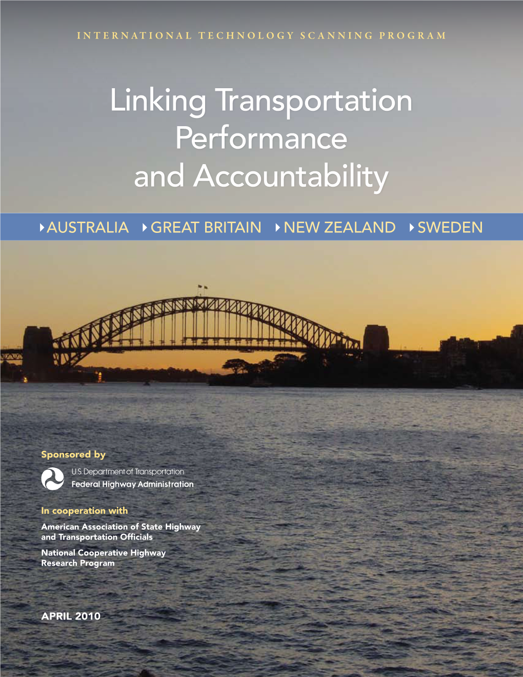 Linking Transportation Performance and Accountability