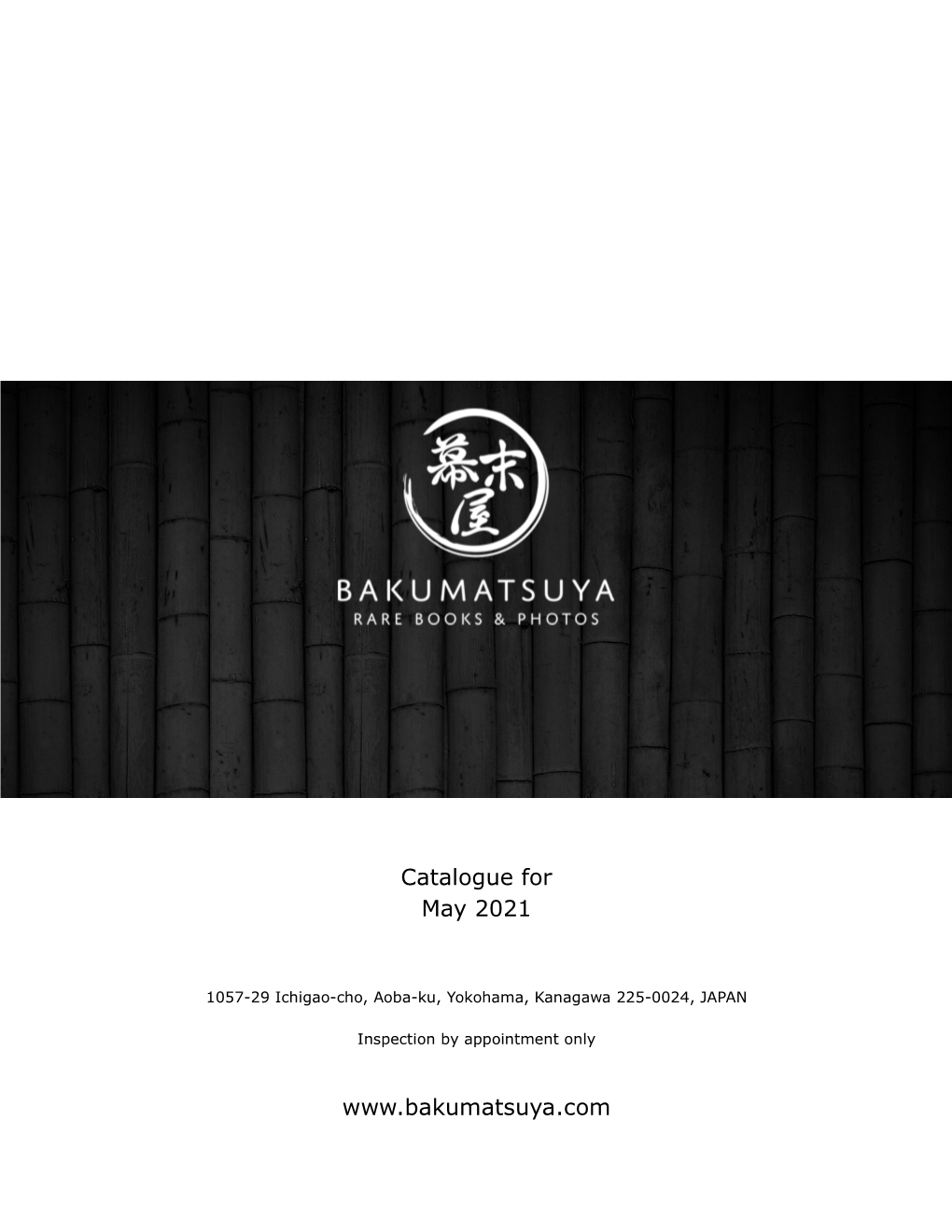 BAKUMATSUYA €"€ PDF Catalogue