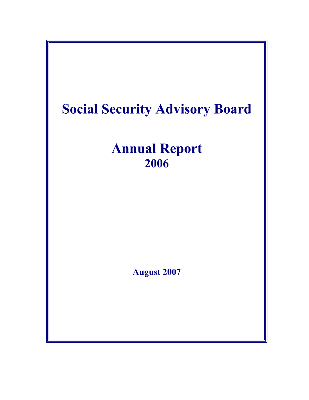 2006 SSAB Annual Report