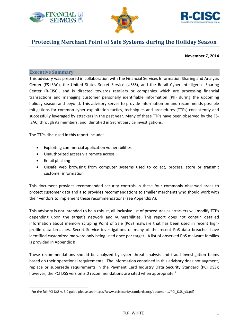 Protecting Merchant Point of Sale Systems During the Holiday Season