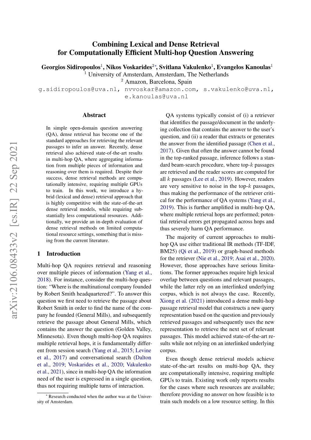 Analysing Dense Passage Retrieval for Multi-Hop Estion Answering