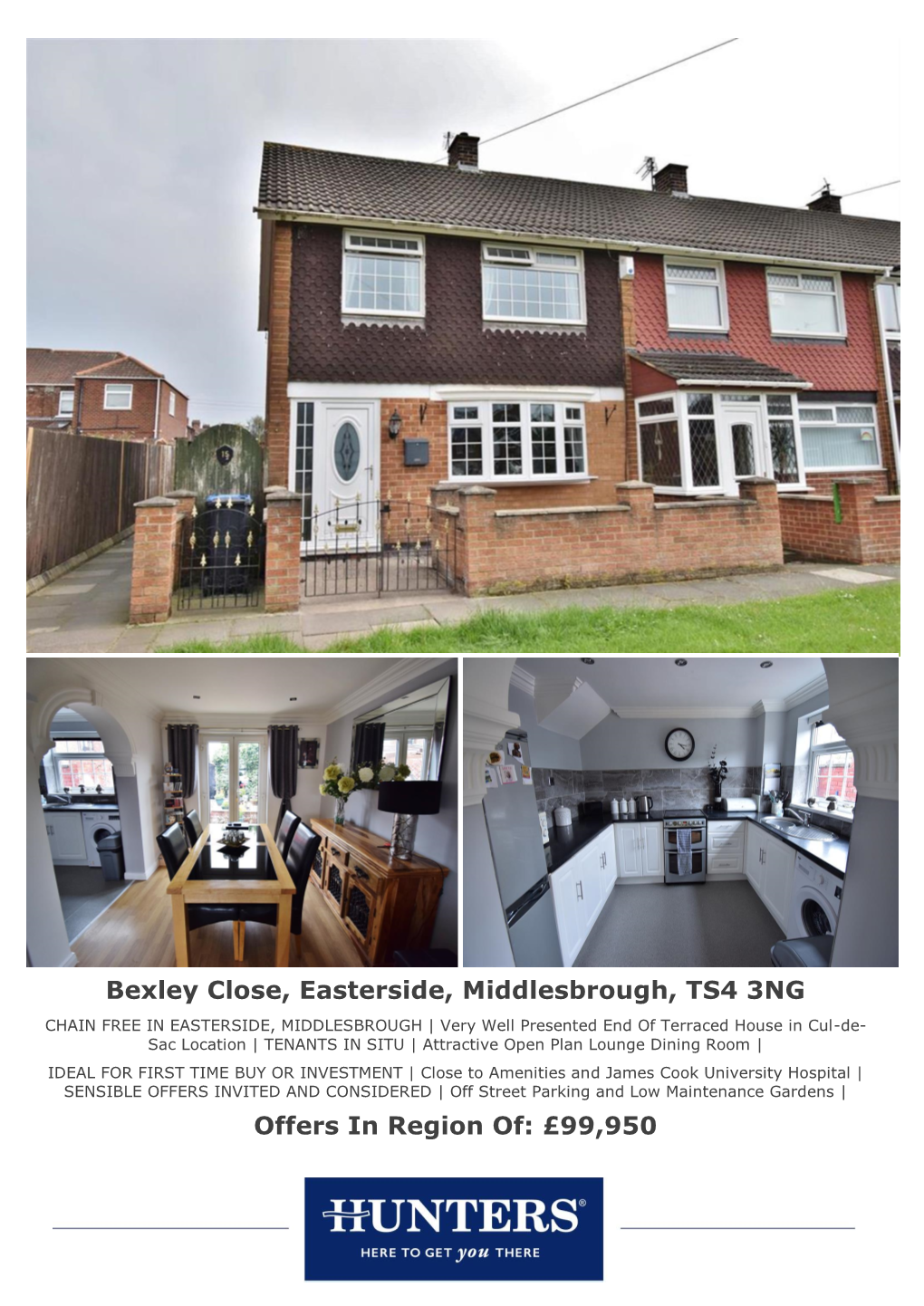 Bexley Close, Easterside, Middlesbrough, TS4 3NG Offers In