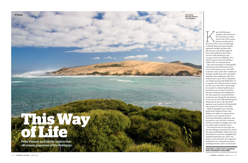 Peter Feeney and Family Explore the Off-Season Pleasures of the Hokianga