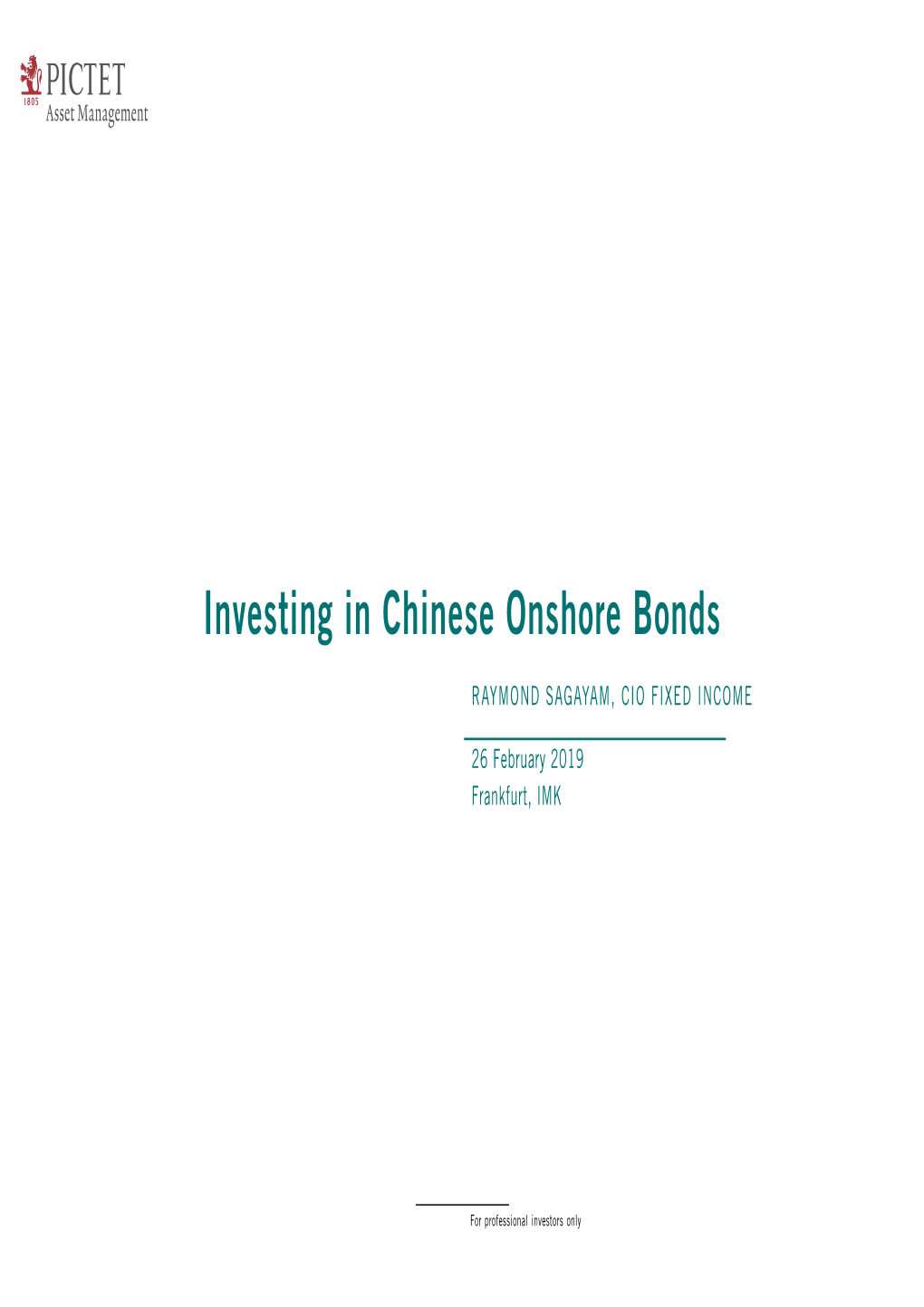 Investing in Chinese Onshore Bonds