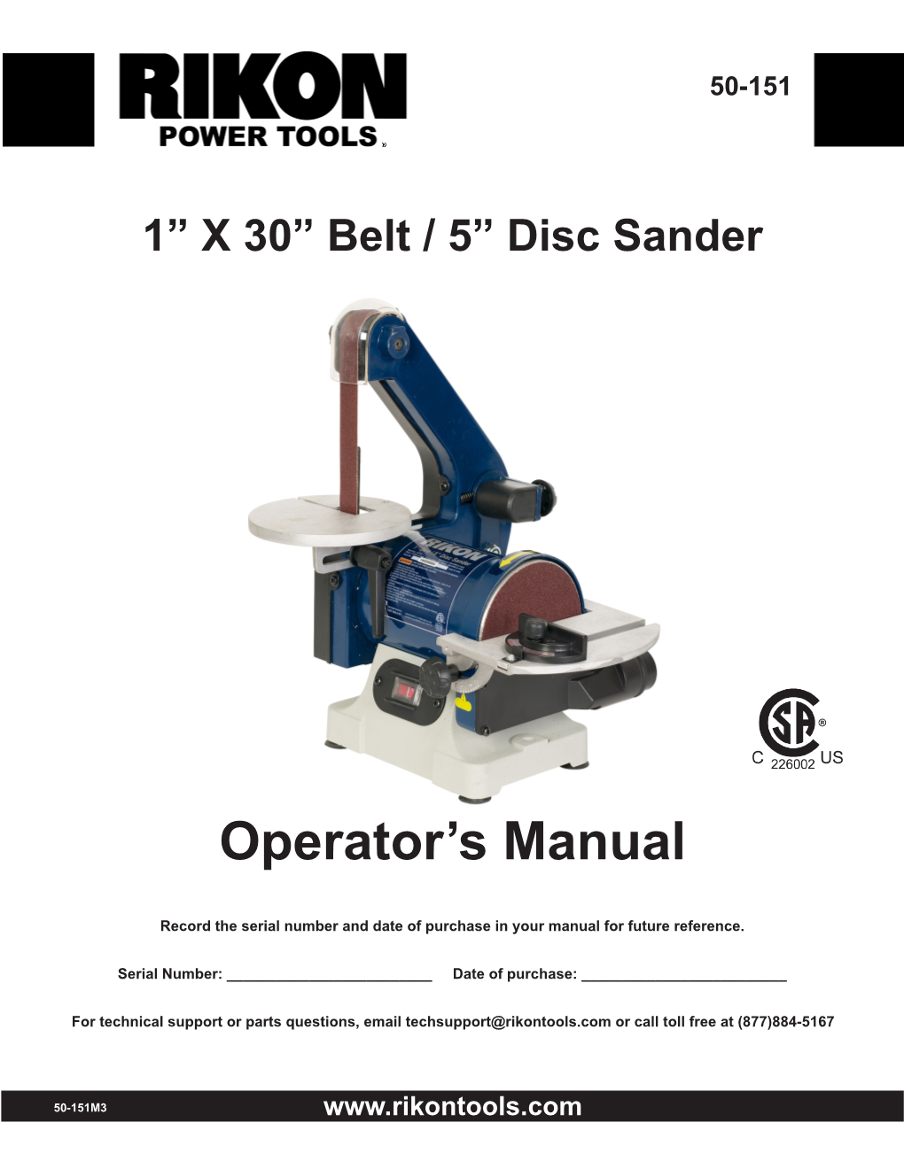 Operator's Manual