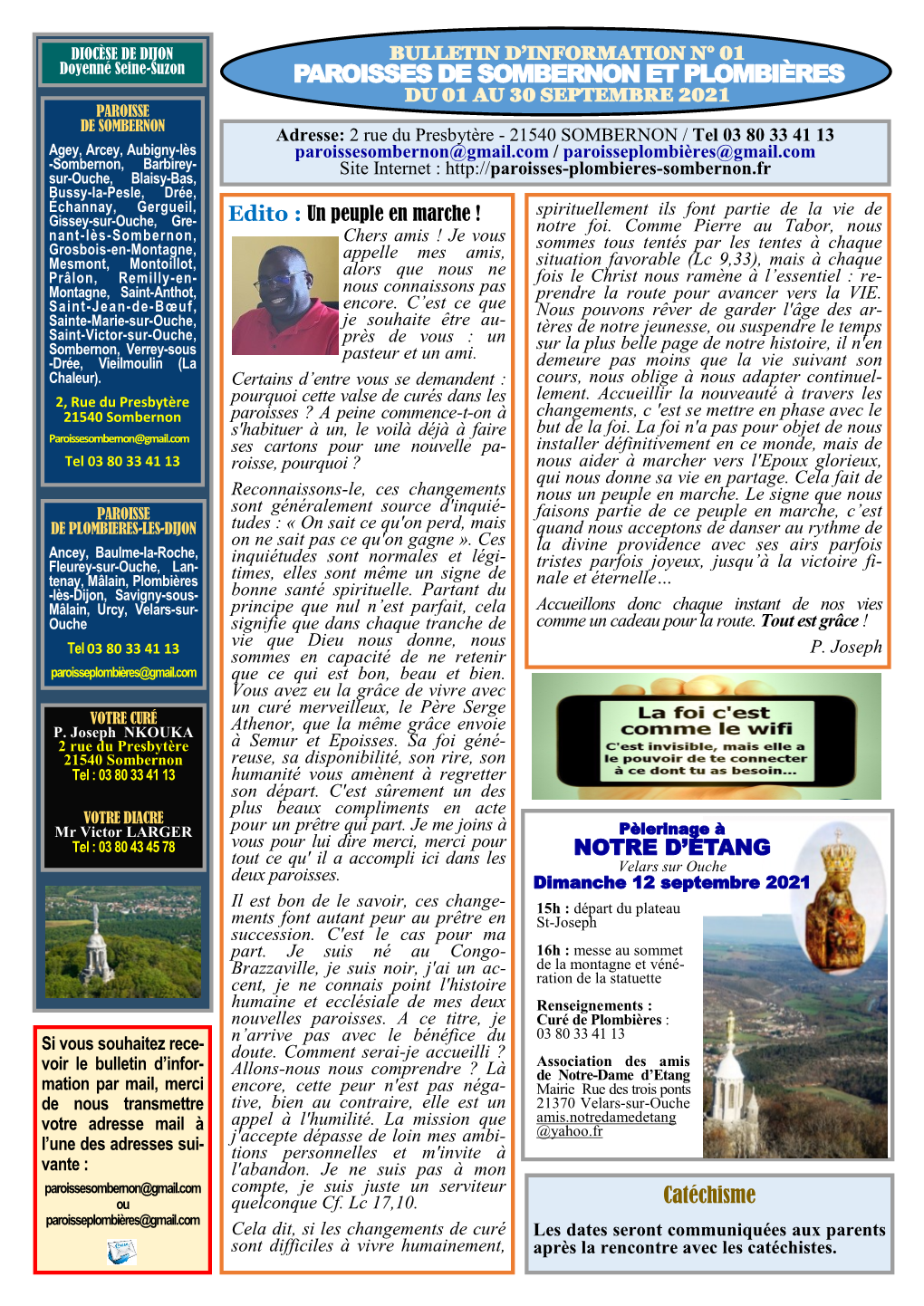 Bulletin D'information N° 01