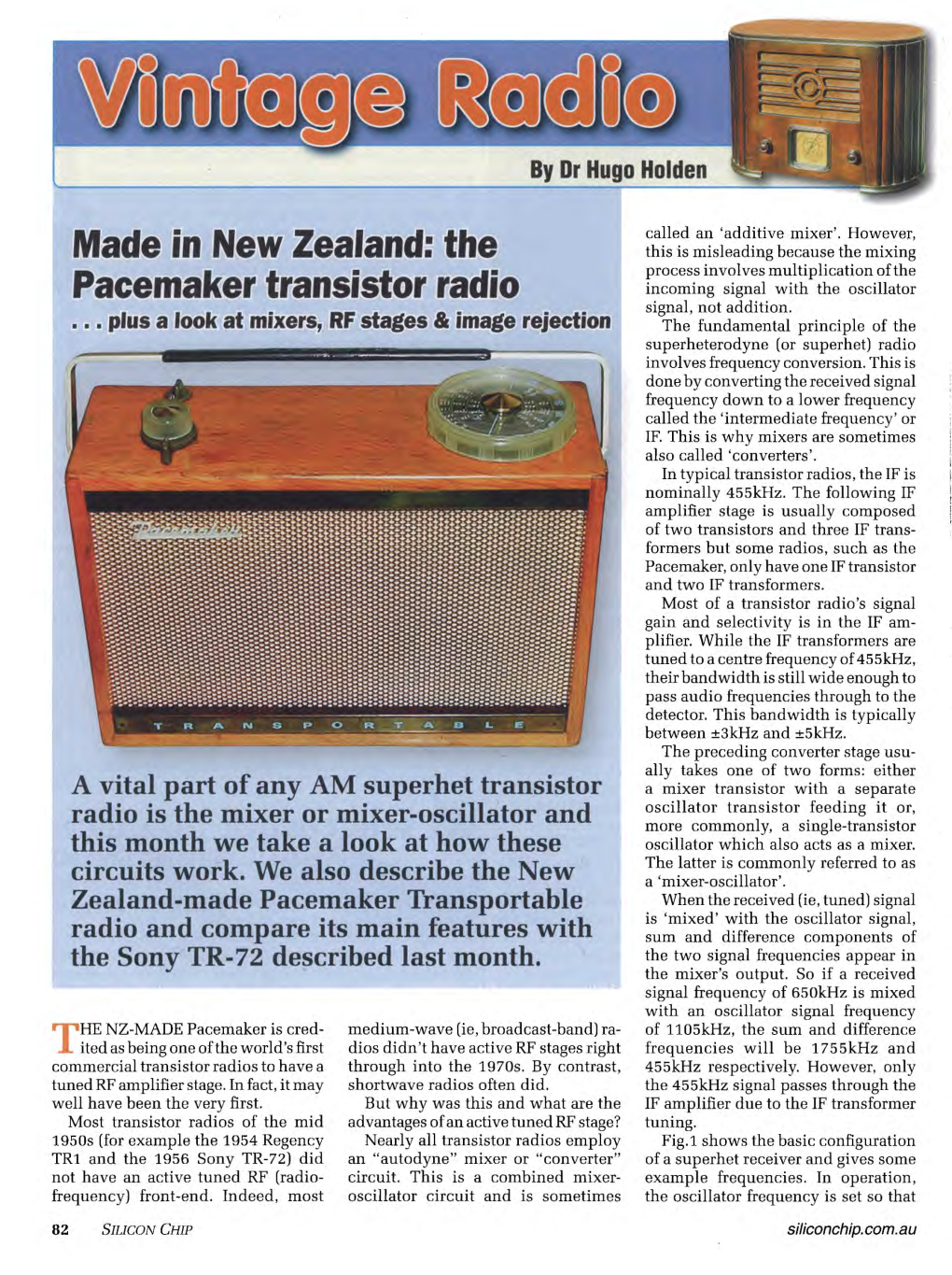 Made in New Zealand: the Pacemaker Transistor Radio