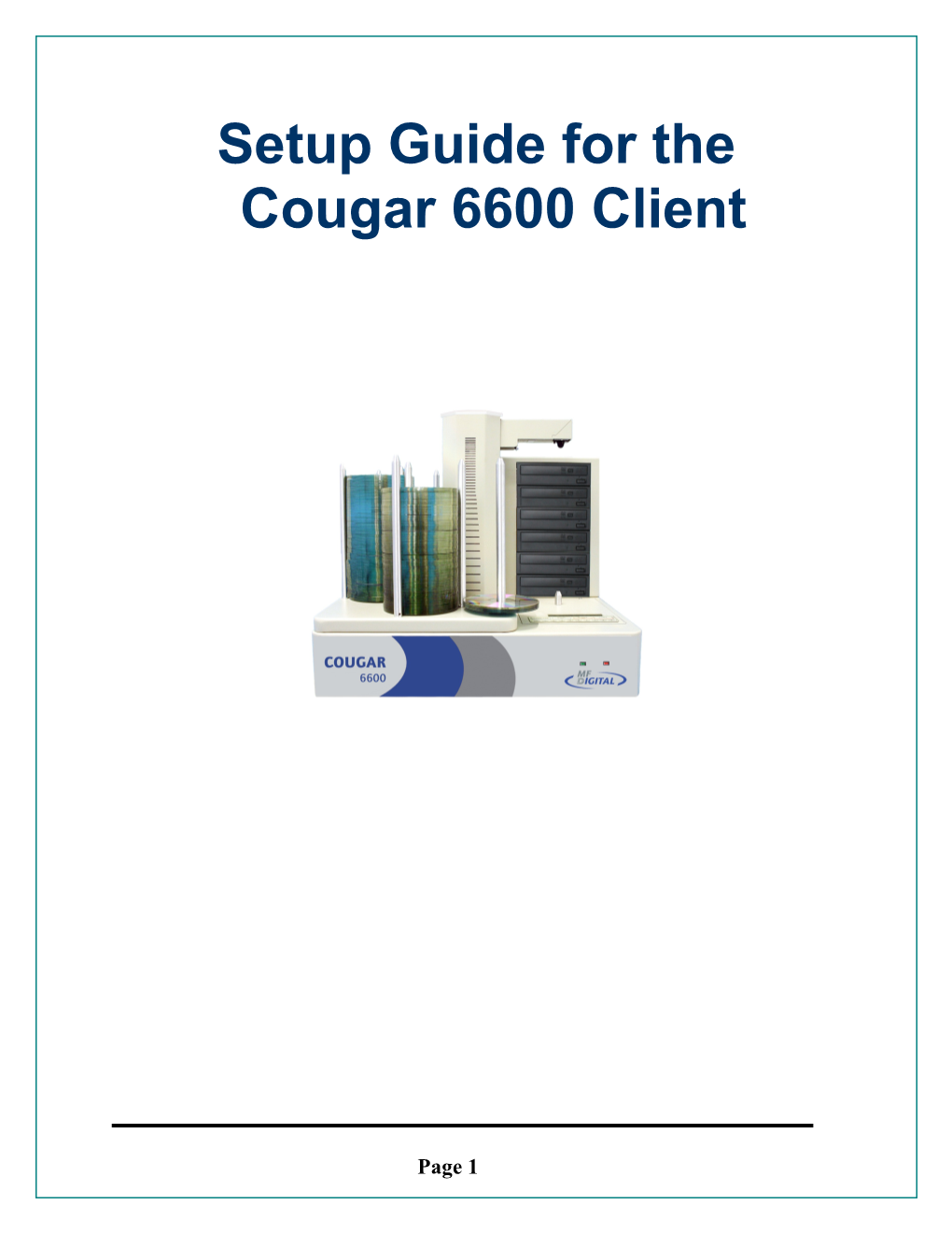 Cougar 6600 User's Manual