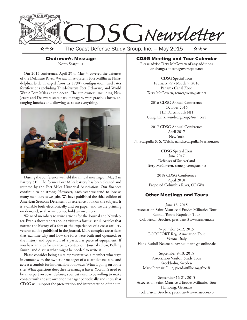 CDSG Newsletter