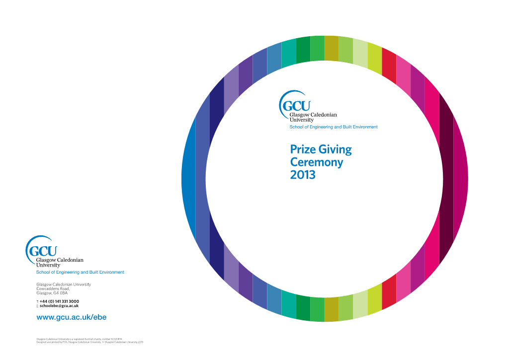 Prize Giving Ceremony 2013