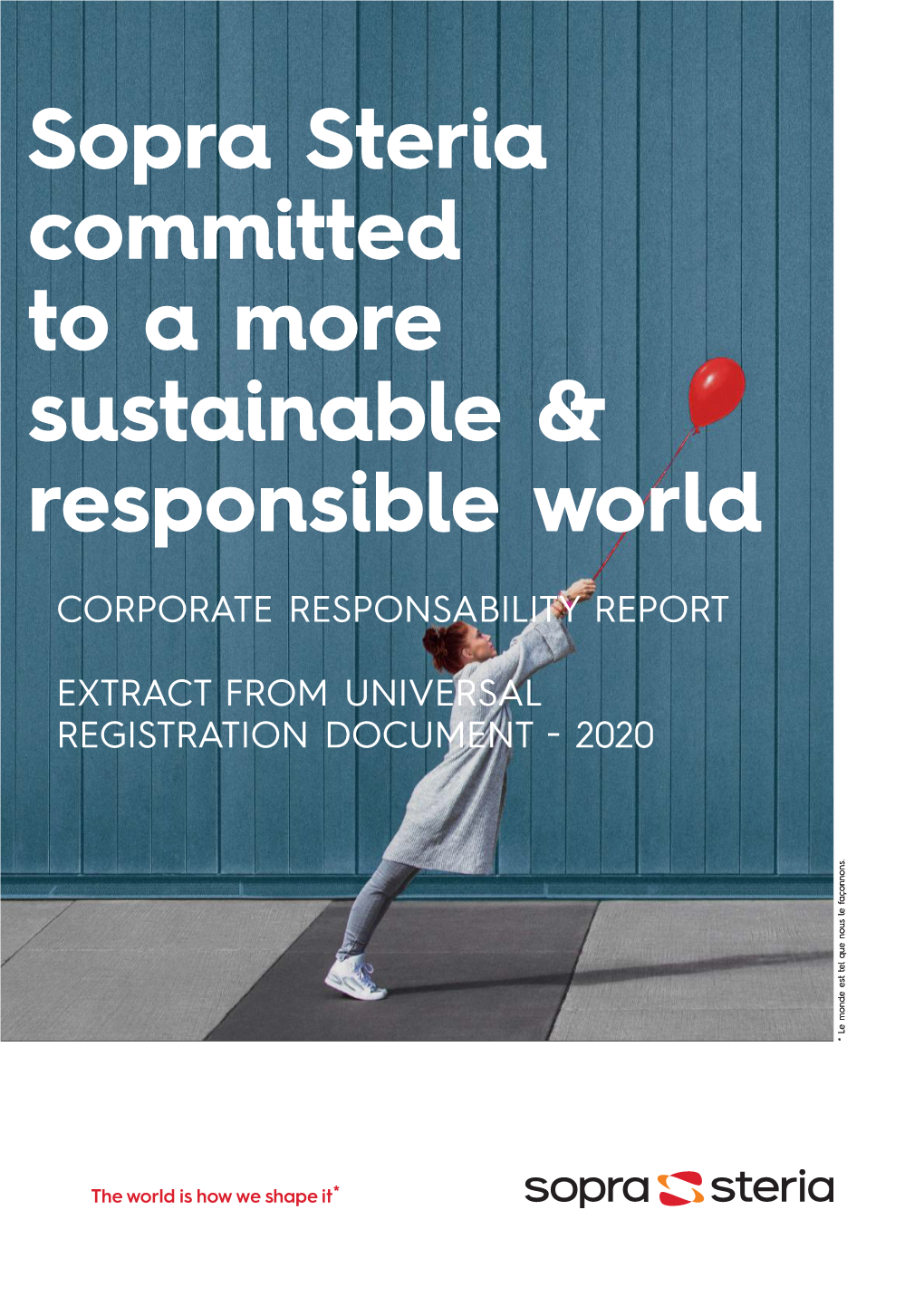 Sopra Steria Committed to a More Sustainable & Responsible World